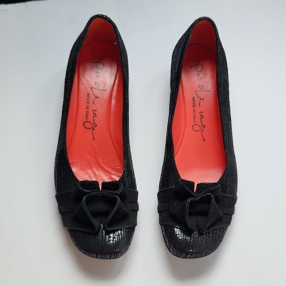 Pas de rouge black shoes - Picture 1 of 8
